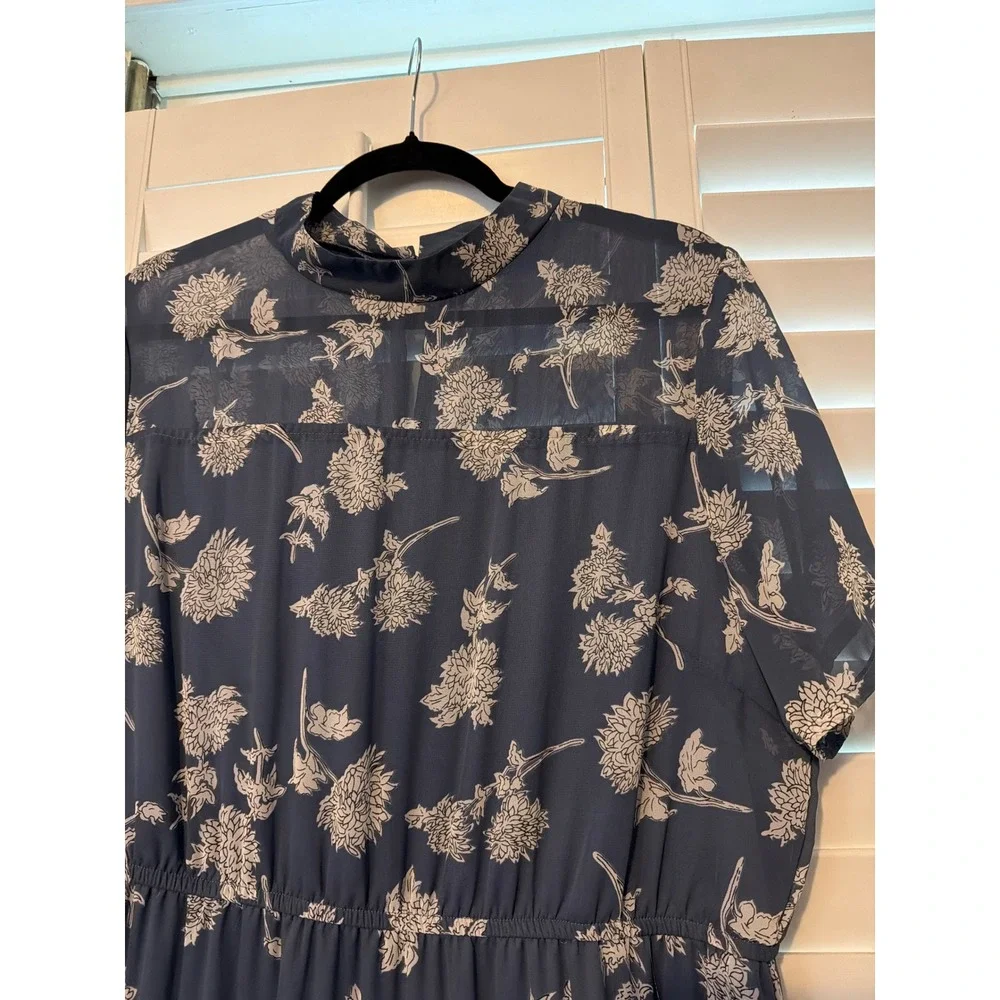 Lulus dress steel blue size XL